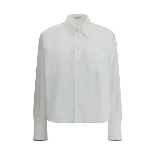 Blouses & Shirts > Shirts - - Brunello Cucinelli - Modalova
