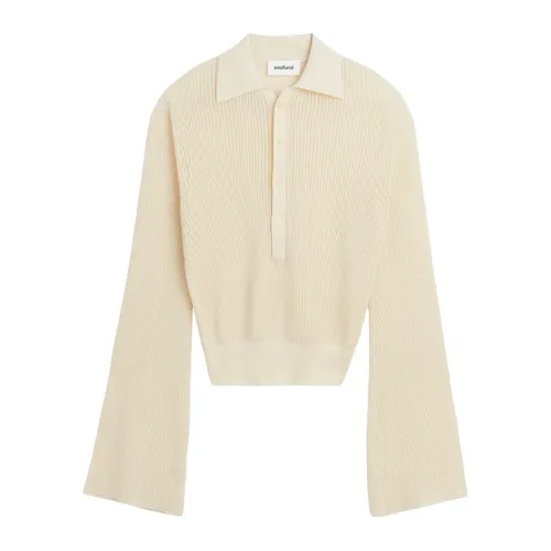 Knitwear > V-neck Knitwear - - Soulland - Modalova