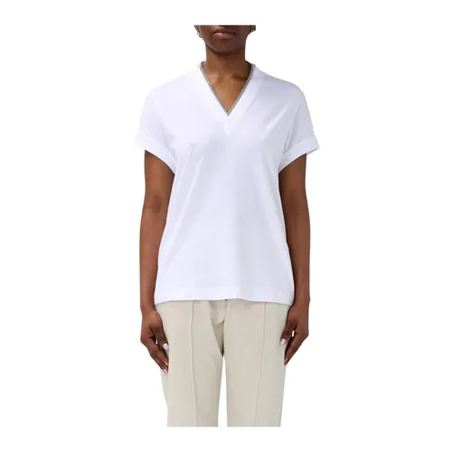 Tops > T-Shirts - - Brunello Cucinelli - Modalova