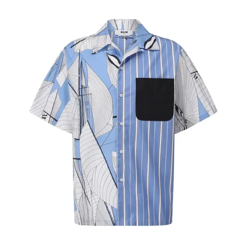 Shirts > Short Sleeve Shirts - - Msgm - Modalova