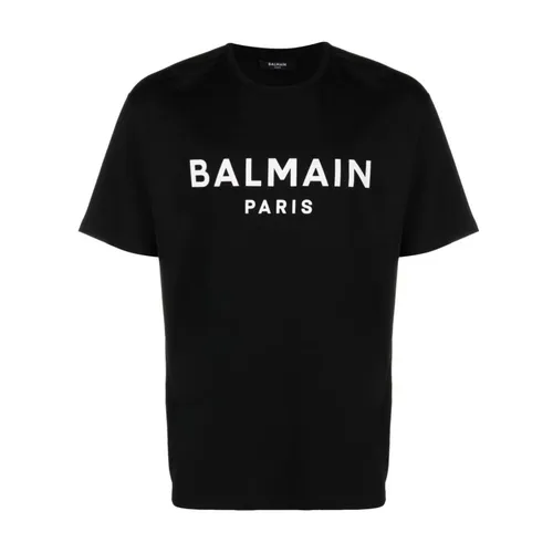 Balmain - Tops > T-Shirts - Black - Balmain - Modalova