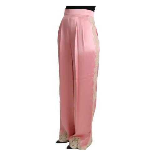 Trousers > Wide Trousers - - Dolce & Gabbana - Modalova