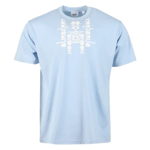 Burberry - Tops > T-Shirts - Blue - Burberry - Modalova