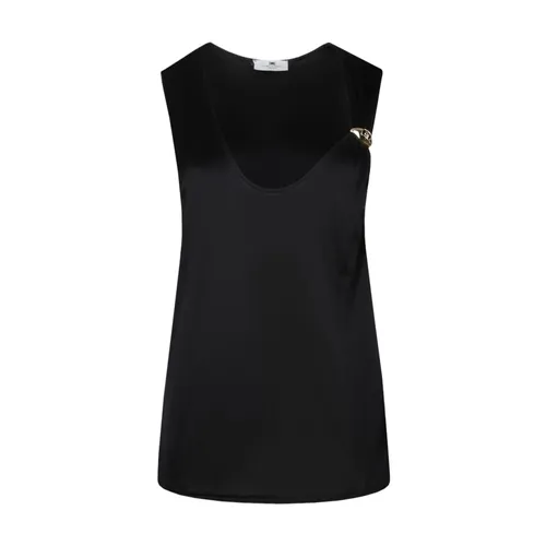 Tops > Sleeveless Tops - - Elisabetta Franchi - Modalova