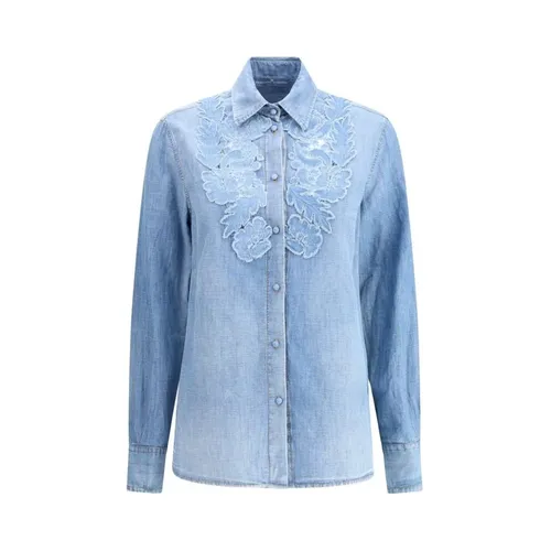 Blouses & Shirts > Denim Shirts - - Ermanno Scervino - Modalova