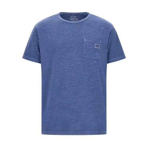 Guess - Tops > T-Shirts - Blue - Guess - Modalova