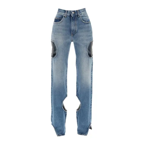 Jeans > Straight Jeans - - Off White - Modalova