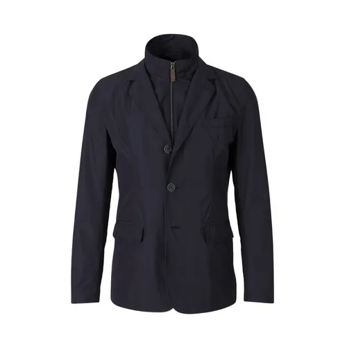 Herno - Jackets > Blazers - Blue - Herno - Modalova