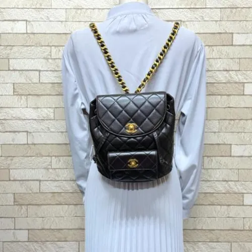 Pre-owned > Pre-owned Bags > Pre-owned Backpacks - - Chanel Vintage - Modalova