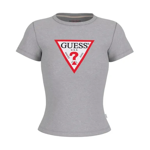 Guess - Tops > T-Shirts - Gray - Guess - Modalova