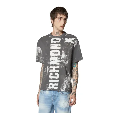 Richmond - Tops > T-Shirts - Gray - Richmond - Modalova