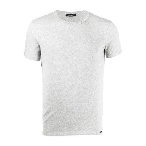 Tom Ford - Tops > T-Shirts - Gray - Tom Ford - Modalova