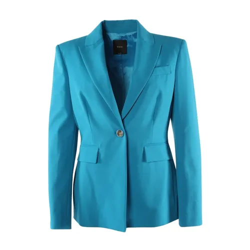 Pinko - Jackets > Blazers - Blue - Pinko - Modalova