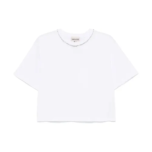 Tops > T-Shirts - - Semicouture - Modalova