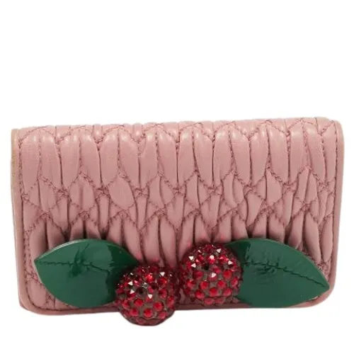 Pre-owned > Pre-owned Accessories > Pre-owned Wallets - - Miu Miu Pre-owned - Modalova