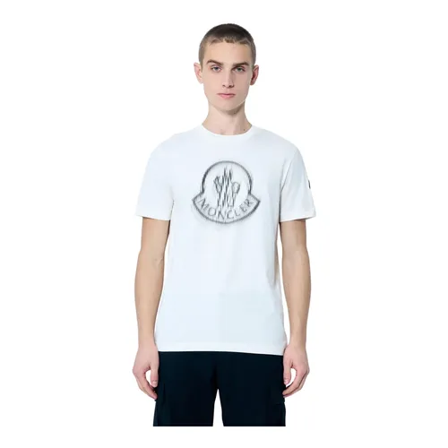 Moncler - Tops > T-Shirts - White - Moncler - Modalova