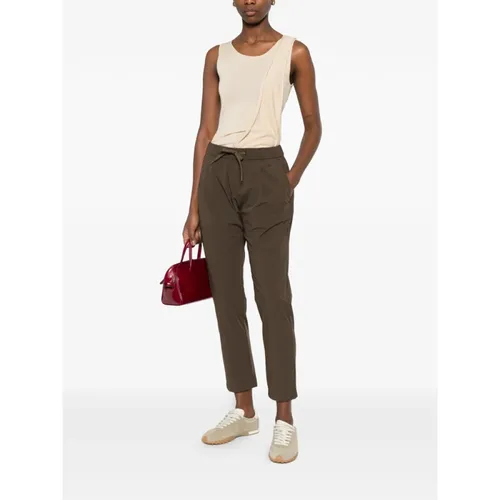Trousers > Cropped Trousers - - Herno - Modalova