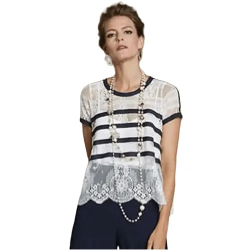 Moskada - Tops > T-Shirts - White - Moskada - Modalova