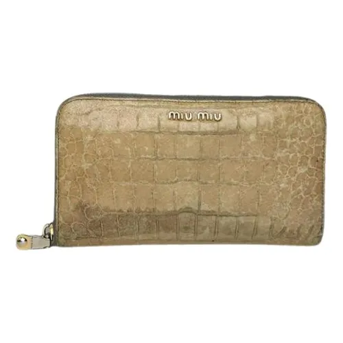 Pre-owned > Pre-owned Accessories > Pre-owned Wallets - - Miu Miu Pre-owned - Modalova