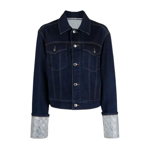 Jackets > Denim Jackets - - Alexander Wang - Modalova