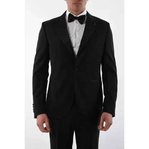 Suits > Suit Sets > Single Breasted Suits - - Paoloni - Modalova