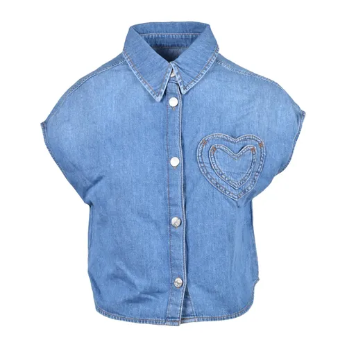 Shirts > Denim Shirts - - Moschino - Modalova