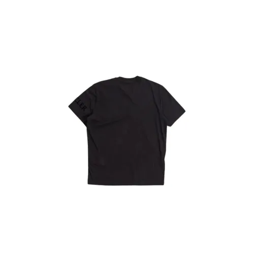 Moncler - Tops > T-Shirts - Black - Moncler - Modalova