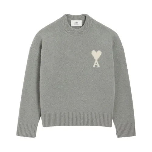 Knitwear > Round-neck Knitwear - - Ami Paris - Modalova