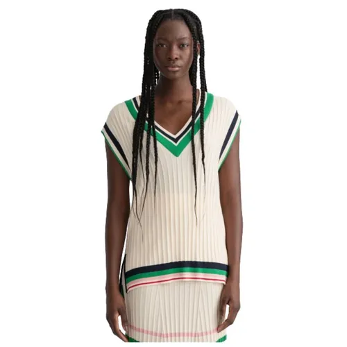 Knitwear > V-neck Knitwear - - Gant - Modalova