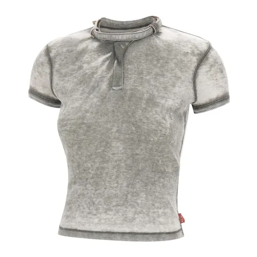 Diesel - Tops > T-Shirts - Gray - Diesel - Modalova