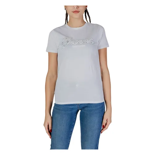 Guess - Tops > T-Shirts - White - Guess - Modalova