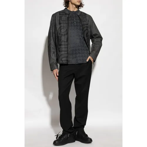Jackets > Leather Jackets - - Diesel - Modalova