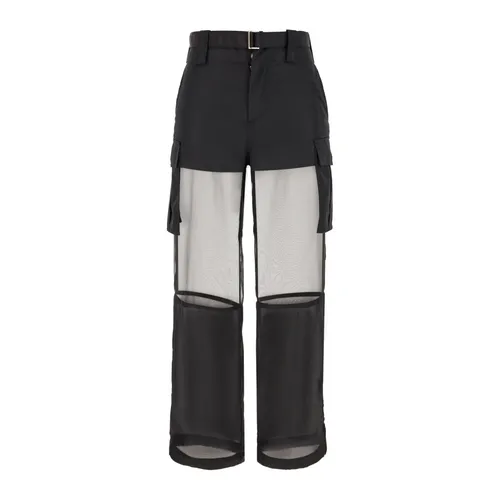 Trousers > Wide Trousers - - Sacai - Modalova