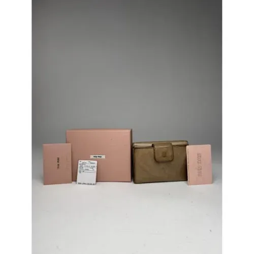 Pre-owned > Pre-owned Accessories > Pre-owned Wallets - - Miu Miu Pre-owned - Modalova
