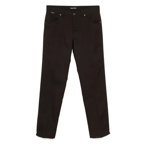 Trousers > Slim-fit Trousers - - Tom Ford - Modalova