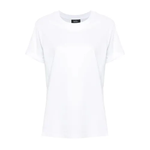 A.p.c. - Tops > T-Shirts - White - A.p.c. - Modalova