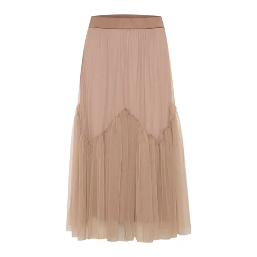 Dresses > Day Dresses > Midi Dresses - - Cream - Modalova