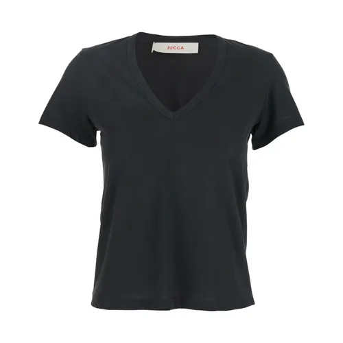 Jucca - Tops > T-Shirts - Black - Jucca - Modalova