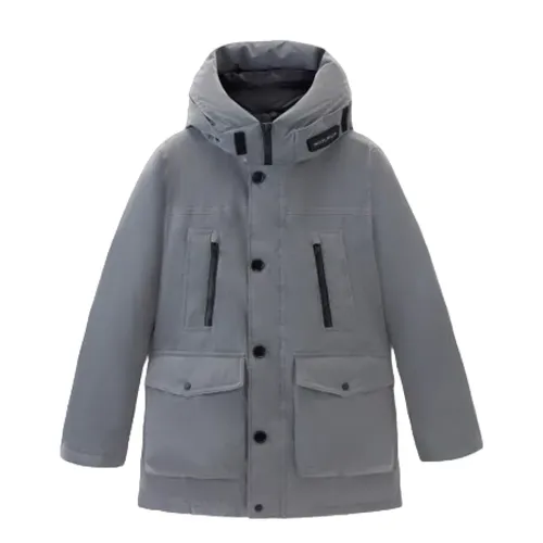 Woolrich - Coats > Parkas - Gray - Woolrich - Modalova