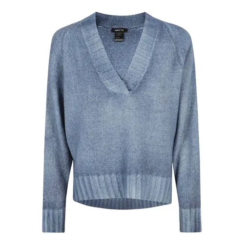 Knitwear > V-neck Knitwear - - Avant Toi - Modalova