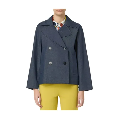 Coats > Double-Breasted Coats - - Marella - Modalova
