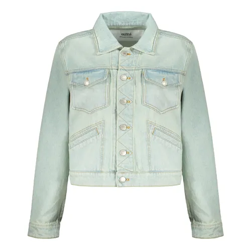Jackets > Denim Jackets - - Ami Paris - Modalova