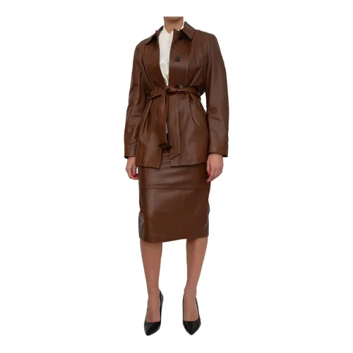 Skirts > Leather Skirts - - Max Mara - Modalova