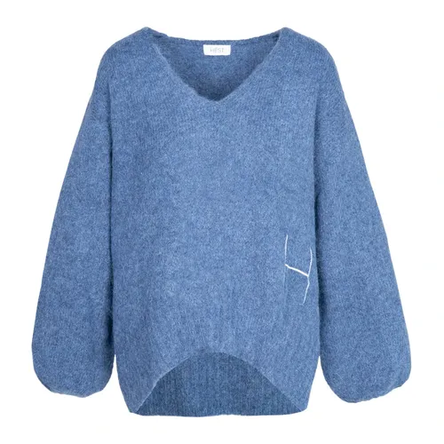 Knitwear > V-neck Knitwear - - Hést - Modalova