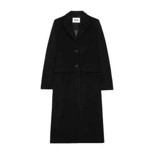 Coats > Single-Breasted Coats - - Msgm - Modalova