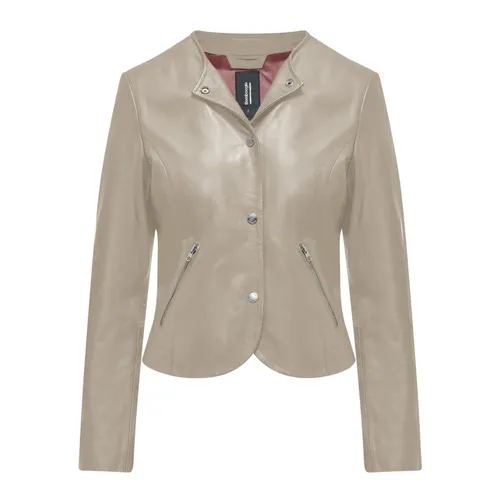 Jackets > Leather Jackets - - BomBoogie - Modalova