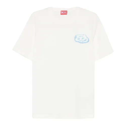 Diesel - Tops > T-Shirts - White - Diesel - Modalova