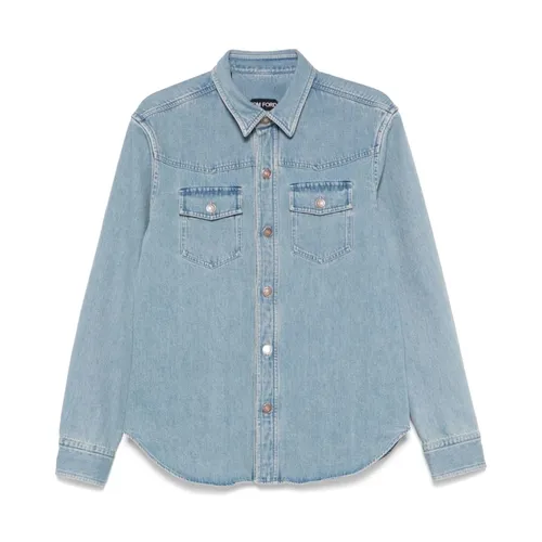 Shirts > Denim Shirts - - Tom Ford - Modalova