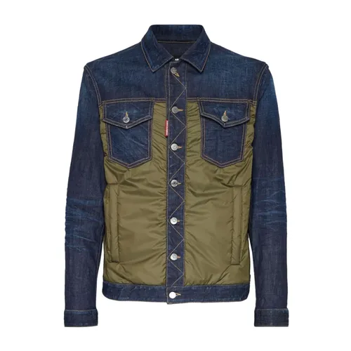 Jackets > Denim Jackets - - Dsquared2 - Modalova