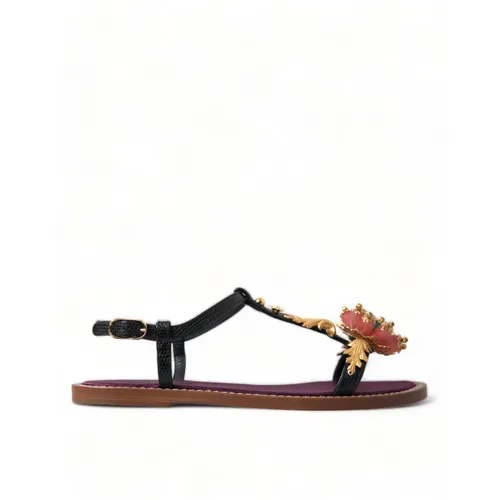 Shoes > Sandals > Flat Sandals - - Dolce & Gabbana - Modalova